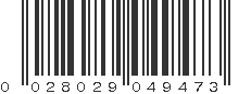 UPC 028029049473