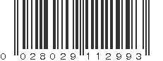 UPC 028029112993