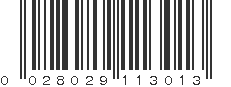 UPC 028029113013