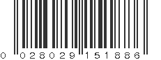 UPC 028029151886