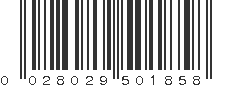 UPC 028029501858