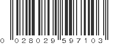 UPC 028029597103