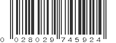 UPC 028029745924