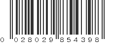 UPC 028029854398