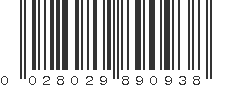 UPC 028029890938