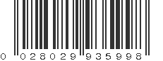 UPC 028029935998