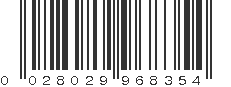 UPC 028029968354