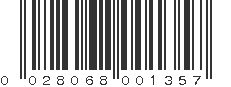 UPC 028068001357