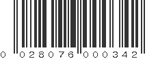 UPC 028076000342