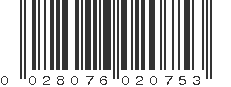 UPC 028076020753