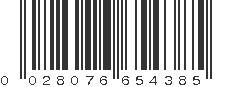 UPC 028076654385