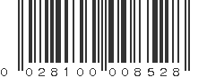 UPC 028100008528