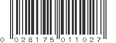 UPC 028175011027