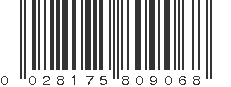 UPC 028175809068