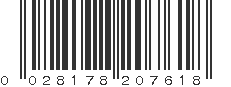 UPC 028178207618