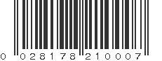 UPC 028178210007