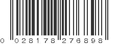 UPC 028178276898