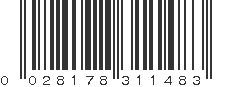 UPC 028178311483