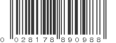 UPC 028178890988