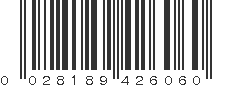 UPC 028189426060