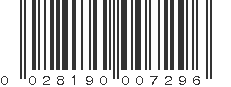 UPC 028190007296