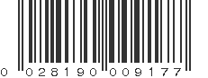 UPC 028190009177