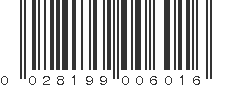 UPC 028199006016