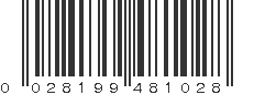 UPC 028199481028