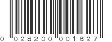 UPC 028200001627