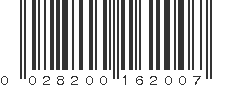 UPC 028200162007