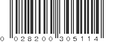 UPC 028200305114