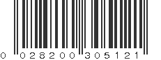 UPC 028200305121