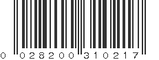 UPC 028200310217