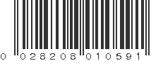 UPC 028208010591