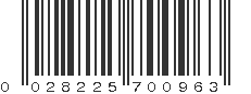 UPC 028225700963