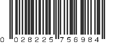 UPC 028225756984