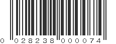 UPC 028238000074