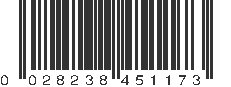 UPC 028238451173