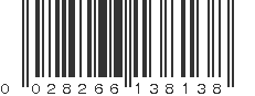 UPC 028266138138