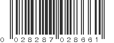 UPC 028287028661