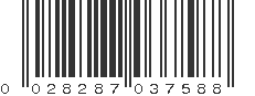 UPC 028287037588