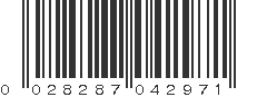 UPC 028287042971