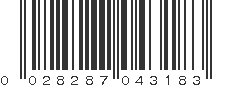 UPC 028287043183