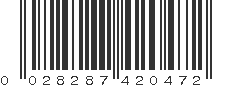 UPC 028287420472