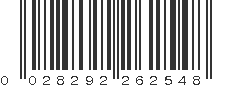 UPC 028292262548