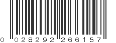 UPC 028292266157