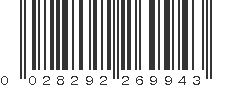 UPC 028292269943