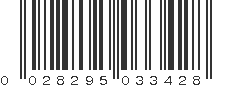 UPC 028295033428