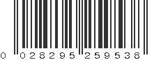 UPC 028295259538