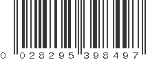 UPC 028295398497